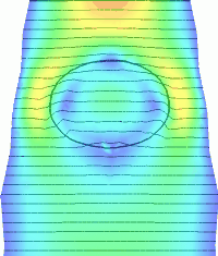 pressure distribution